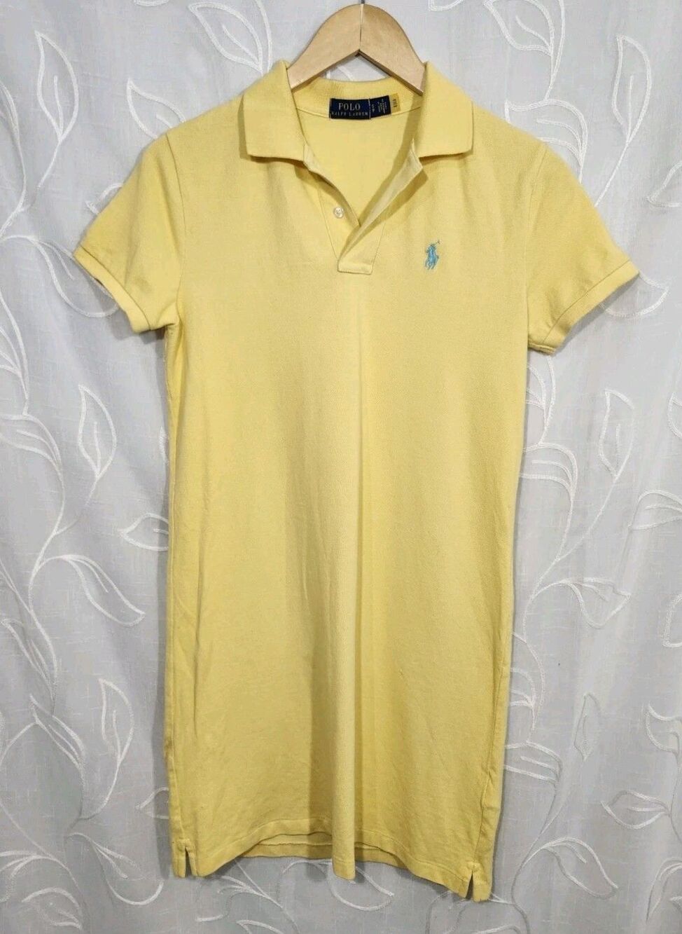 Polo Ralph Lauren Yellow Dress Womens Small Preppy Tennis